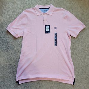 Chaps Men's Everyday Pique Polo - Oxford Pink Medium M NWT